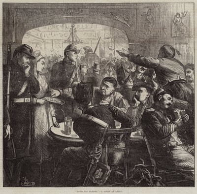 For the Wounded, a Scene at Lyons by Frederick Barnard